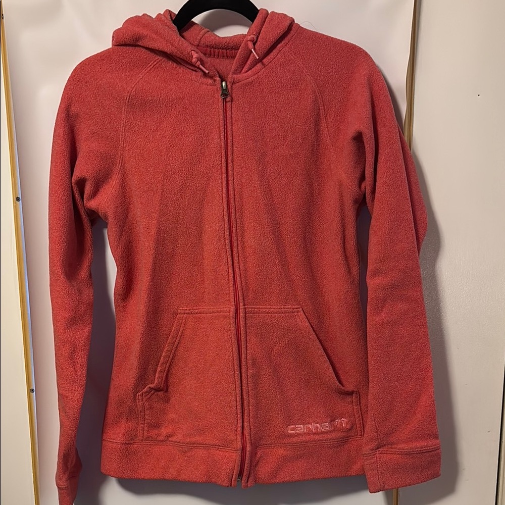 Carhartt Pink Full-Zip Hoodie